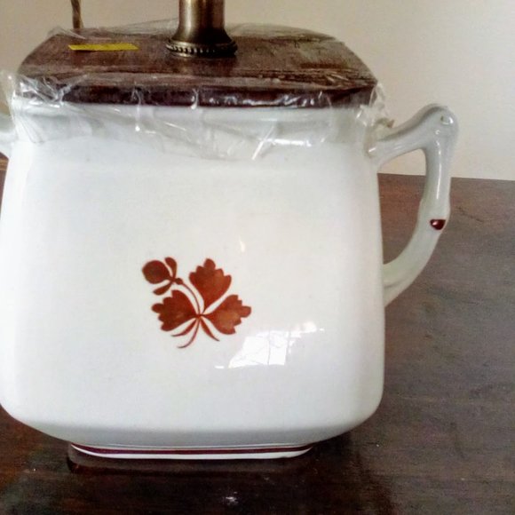 Handmade Folk Art Antique Lamp - Picture 3 of 7